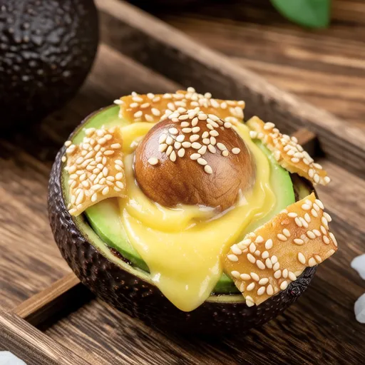 Avocado Dengaku Cheese Bake