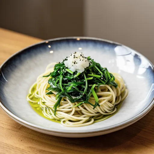 Nanohana and Shirasu Yuzu Kosho Pasta