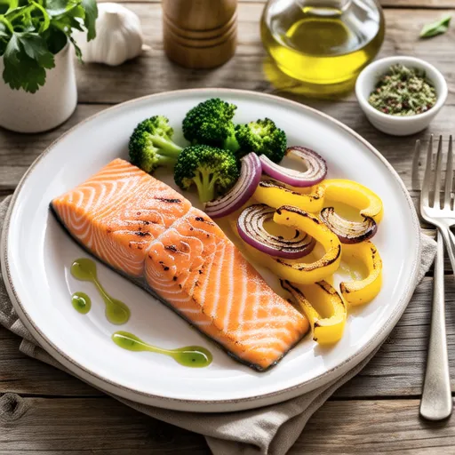 Grilled Salmon Salad