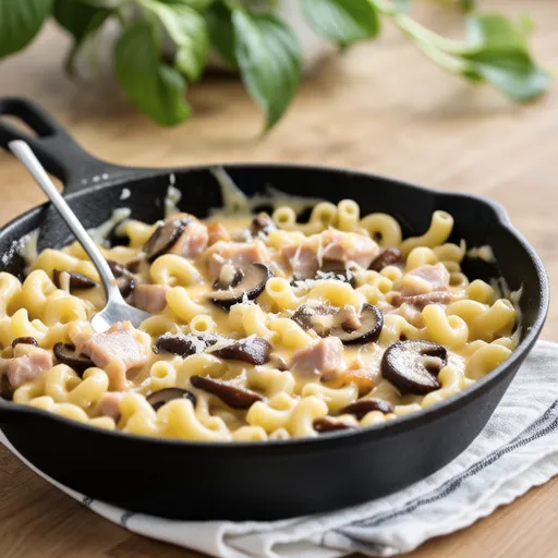 Chicken and Mushroom Cream Penne
