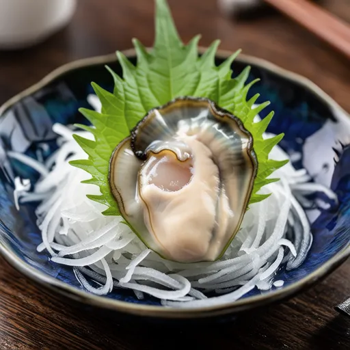 Oysters with Grated Daikon and Ponzu