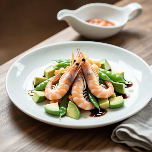 Shrimp and Avocado Salad with Salted Kombu