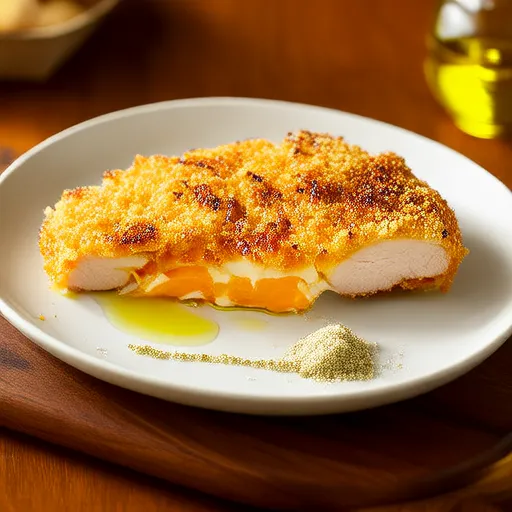 Chicken Cheese Breadcrumb Bake