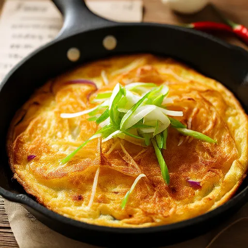 Omelette de pommes de terre