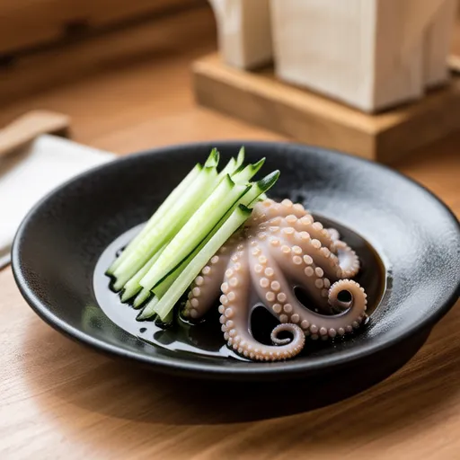 Wakame and Octopus with Mustard Vinegar Miso