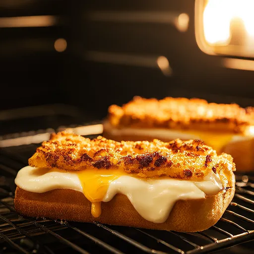 Bánh mì nướng mở hành tây phô mai