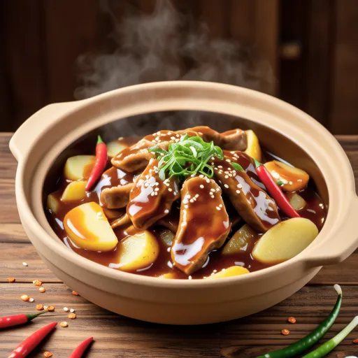 Tuna and Potato Braised Dish