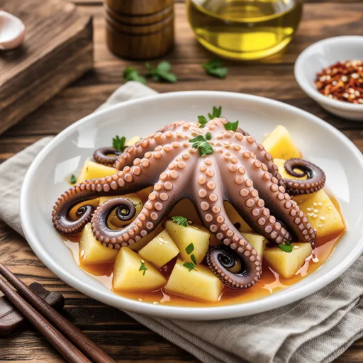 Spicy Octopus and Potato Salad