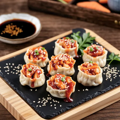 Bibim Mandu (Korean Spicy Dumplings)