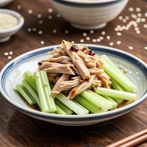 Sasami and Celery with Plum Dressing