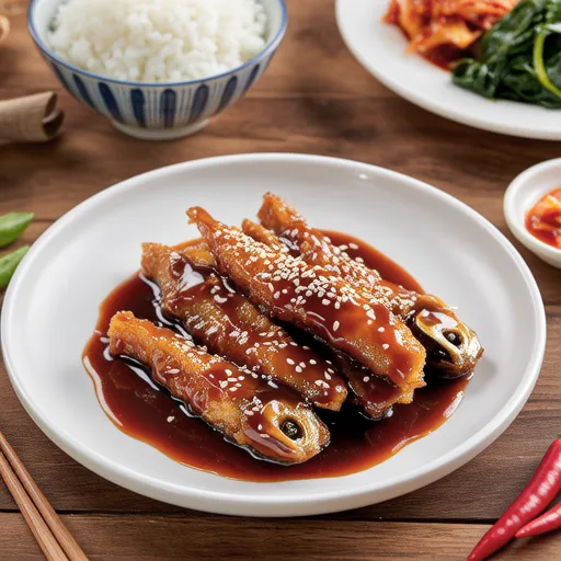 Soy Sauce Seasoned Stir-fried Dried Pollock