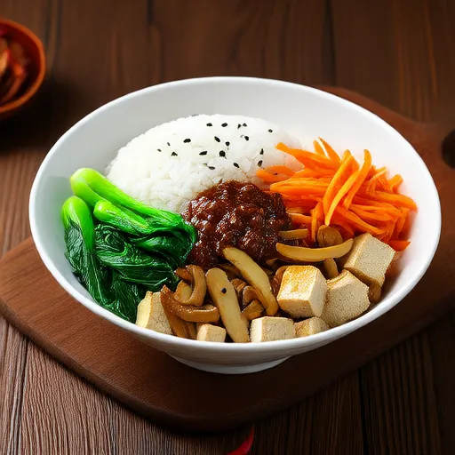 Korean-style Vegetable Bibimbap