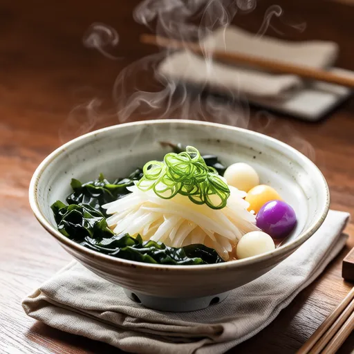 Simmered Wakame and Daikon with Ume