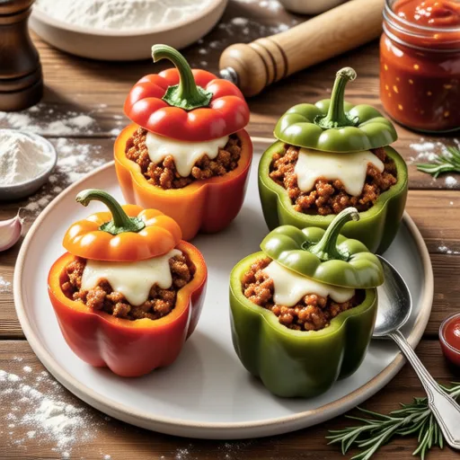 Stuffed Bell Peppers with Meat