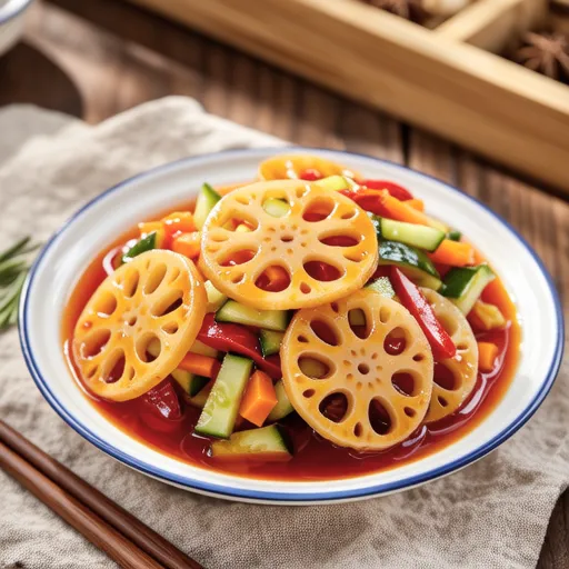 Lotus Root Sweet and Sour Bites