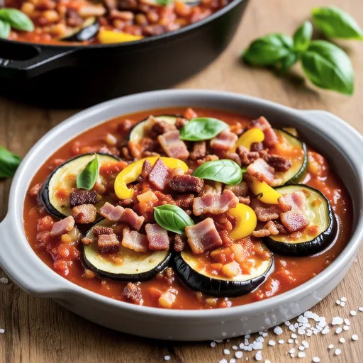 Bacon and Summer Vegetable Ratatouille