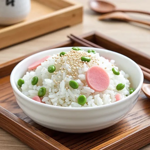 Soramame and Myoga Refreshing Rice