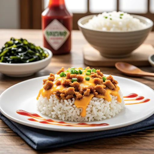 Spicy Tuna Cheese Rice
