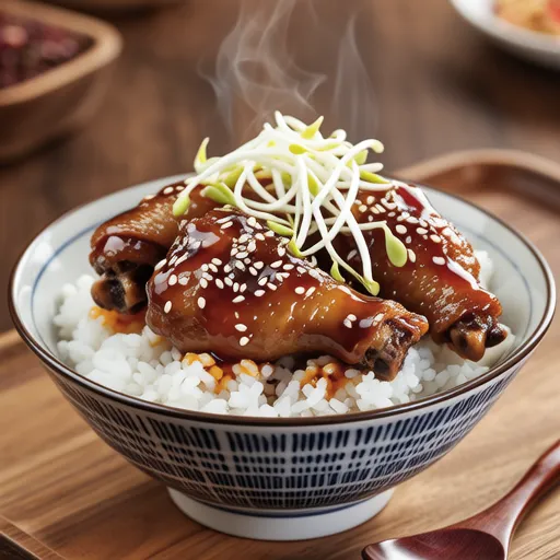 Chicken Sesame Chili Oil Rice Bowl
