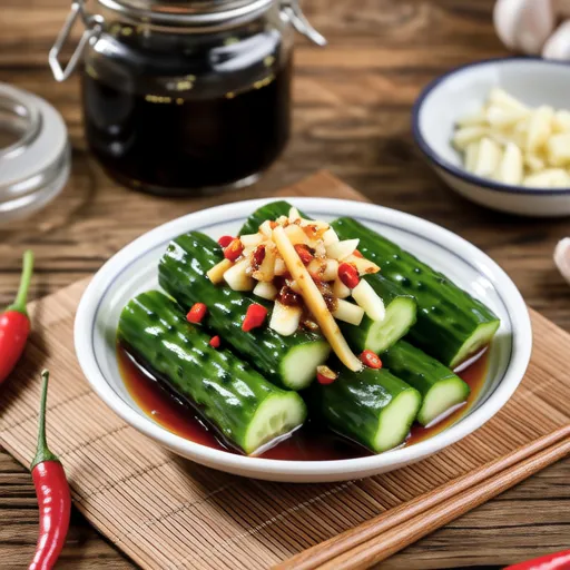 Cucumber with Soy Sauce Marinade