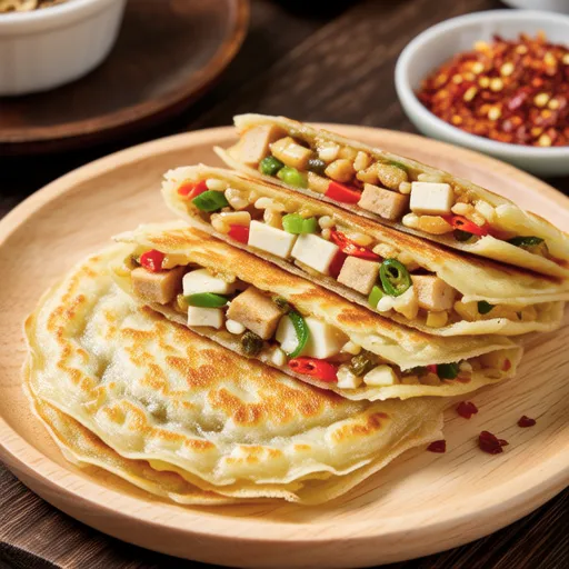 Spam Tofu Pancakes