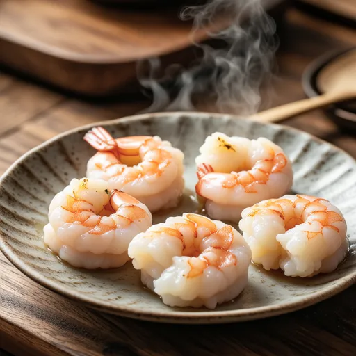 Shrimp and Hanpen Fluffy Tsukune