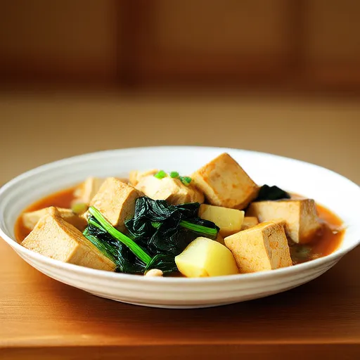 Simmered Tofu and Vegetables