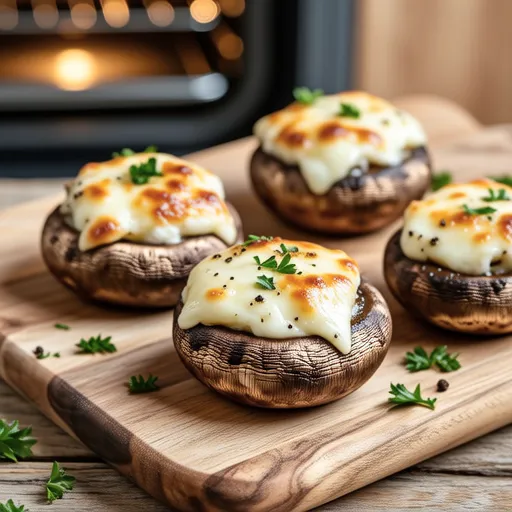 Mushroom Cheese Bites