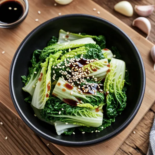 Seasoned Young Cabbage with Perilla Powder