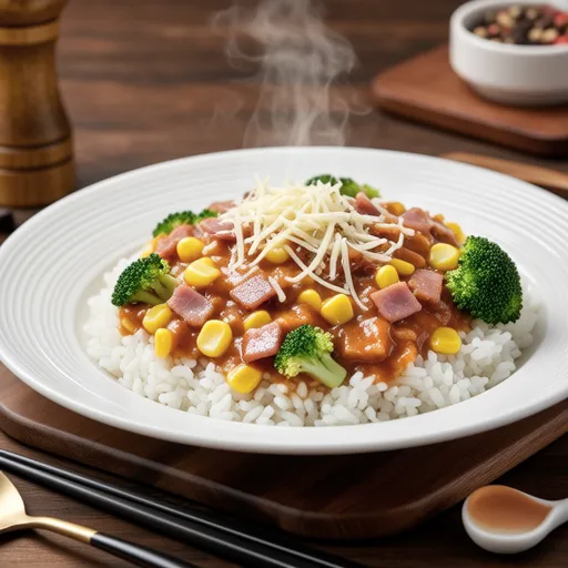 Hot Plate Carbonara Rice