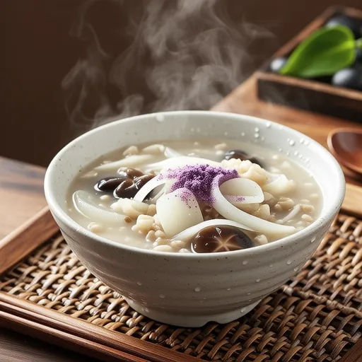 Potato Perilla Soup & Perilla Rice Bowl