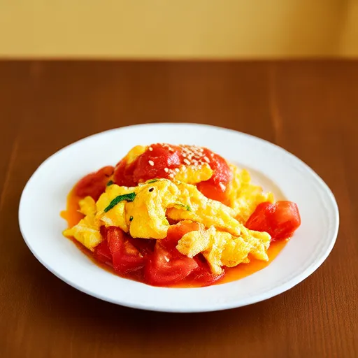 Fluffy Egg and Tomato Stir-Fry