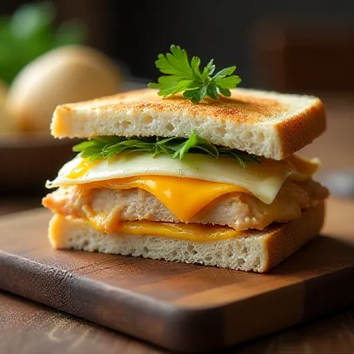 Куриный сэндвич с сыром
