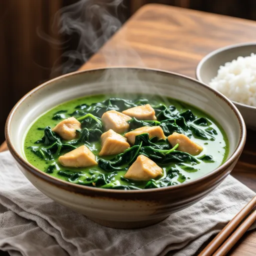 Spinach Curry with Chicken