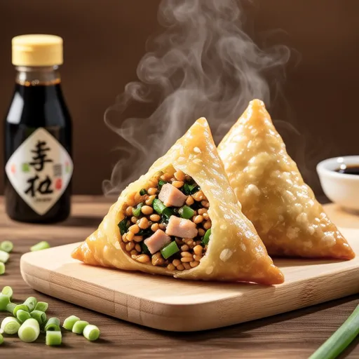 Bean Sprout Stuffed Fried Tofu Dumplings