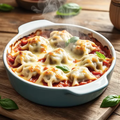 Cheesy Dumpling Gratin