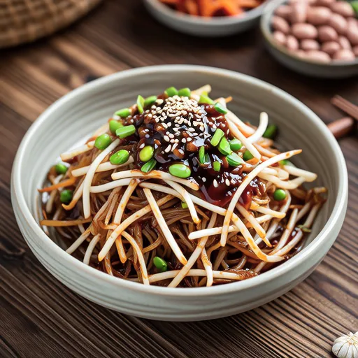 Seri and Bean Sprout Namul