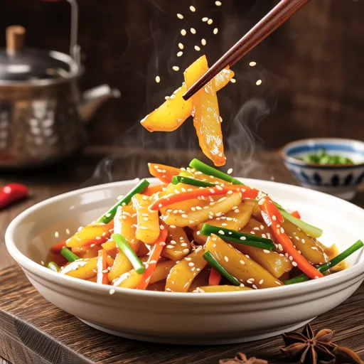 Potato and Chive Stir-fry