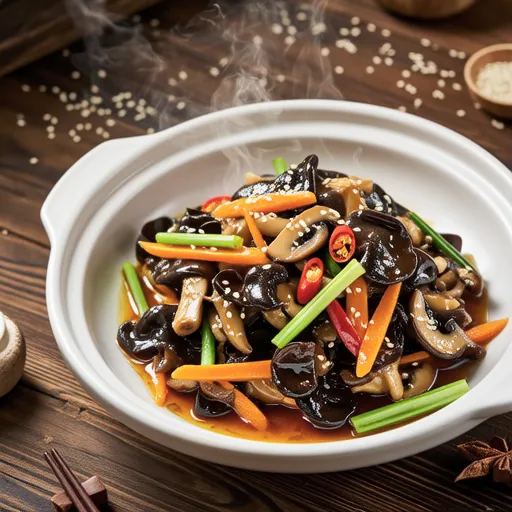 Stir-fried Shiitake Mushrooms