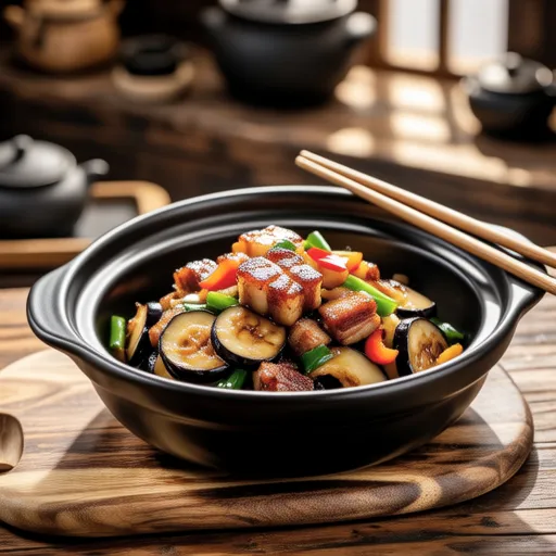 Pork and Eggplant Stir-fry with Miso