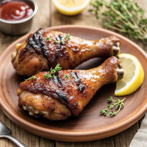 Roast Chicken with BBQ Sauce