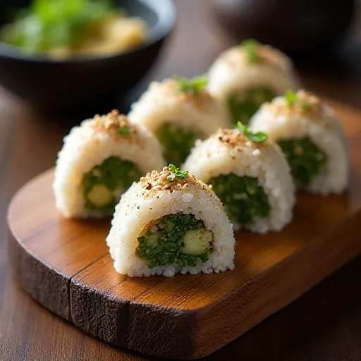 Brown Rice and Vegetable Onigiri