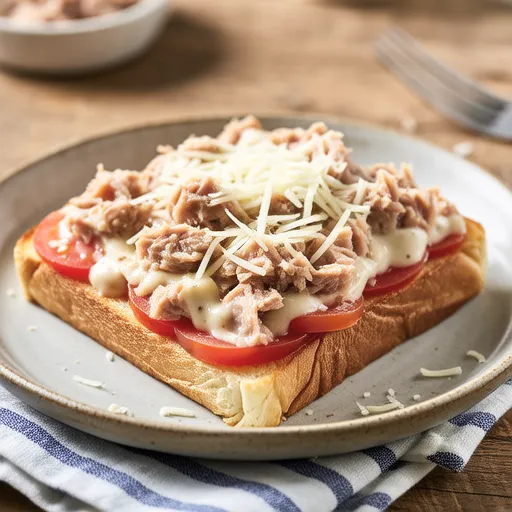 Tomato and Tuna Bread Gratin