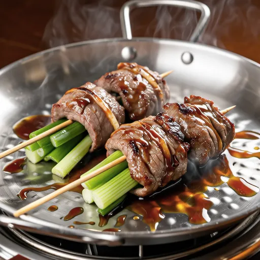 Beef Wrapped Scallions