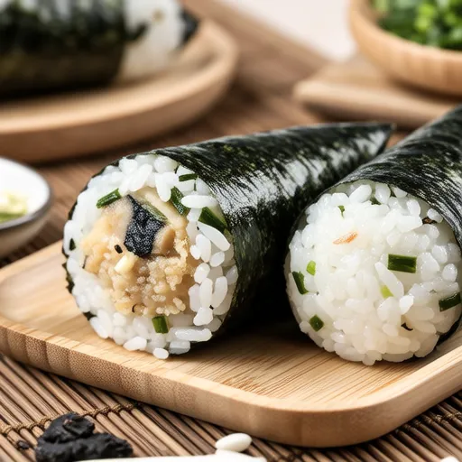 Ume Okaka and Chirimen Jako Onigiri