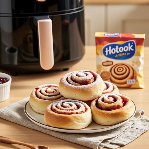 [Air Fryer] Cinnamon Rolls with Hotteok Mix