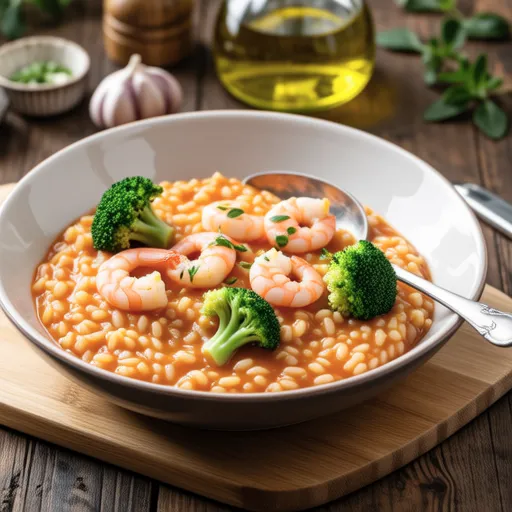 Tomato Cream Oatmeal Risotto