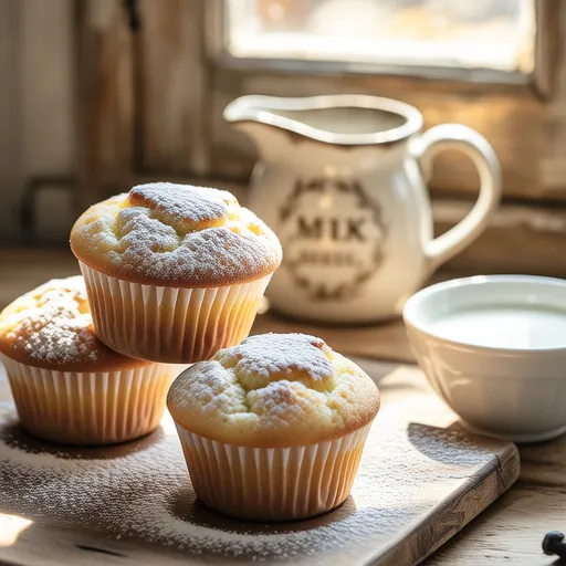 Milk-flavored Condensed Milk Muffins