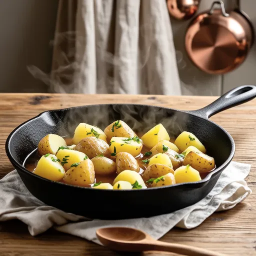 Sweet and Savory Butter-Simmered New Potatoes