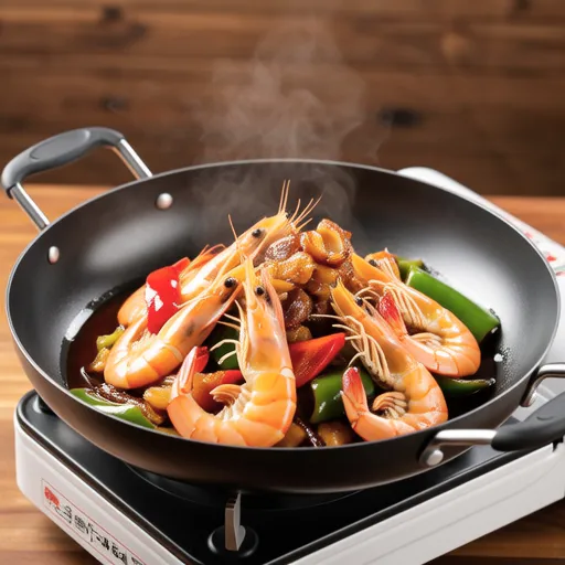 Nagaimo and Shrimp Sweet Vinegar Stir-fry